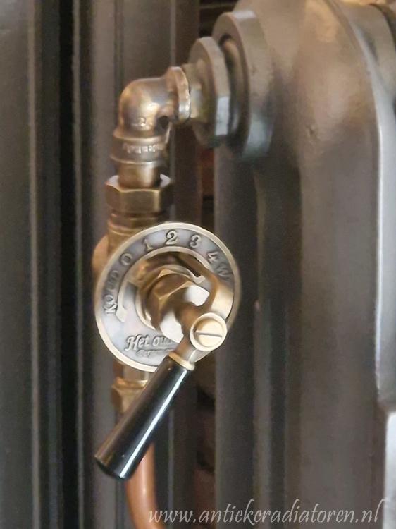 Radiatorkraan - Replica hendelkraanset, Doe-het-zelf en Verbouw, Verwarming en Radiatoren, 800 watt of meer, Nieuw, Radiator, Minder dan 30 cm
