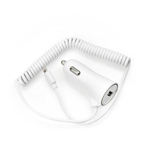 BlueStar autolader Vaste Apple Lightning kabel en USB poort, Telecommunicatie, Autoladers, Ophalen of Verzenden