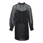Nenette • zwarte jurk Atlantico • 38 (IT44), Kleding | Dames, Maat 38/40 (M), Verzenden, Zwart, Nenette