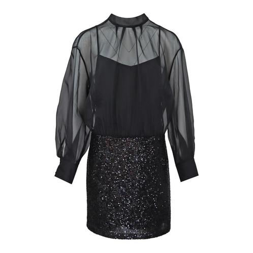 Nenette • zwarte jurk Atlantico • 38 (IT44), Kleding | Dames, Jurken, Zwart, Nieuw, Maat 38/40 (M), Verzenden