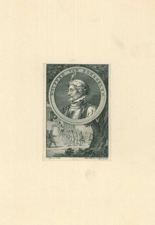 Portrait of Wolfert I van Borssele, Antiek en Kunst, Kunst | Etsen en Gravures