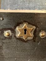 Kist - Metal / Copper - Antique money box Judaica