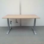 Elektrisch zit-sta bureau deluxe 2 motorig grijs werkplek
