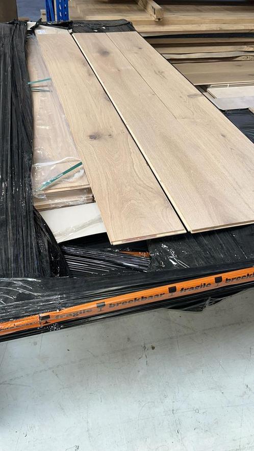 goedkope eiken vloer op=op, Doe-het-zelf en Verbouw, Vloerdelen en Plavuizen, Nieuw, 10 m² of meer, 10 tot 30 cm, Hout, Ophalen