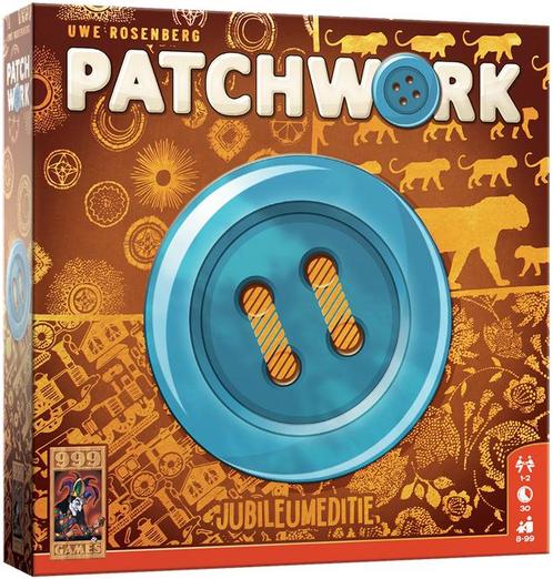 Patchwork Jubileumeditie - Bordspel | 999 Games -, Hobby en Vrije tijd, Gezelschapsspellen | Bordspellen, Nieuw, Verzenden