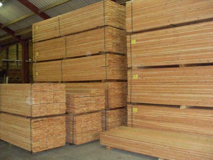 Vuren Vloerdelen 18 x 140mm / 18 x 185mm BUITENKANSJE!!!, Doe-het-zelf en Verbouw, Hout en Planken, Vuren, 300 cm of meer, Minder dan 25 mm