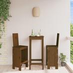vidaXL Barkrukken 2 st 40x42x120 cm massief grenenhout, Tuin en Terras, Tuinstoelen, Verzenden, Nieuw
