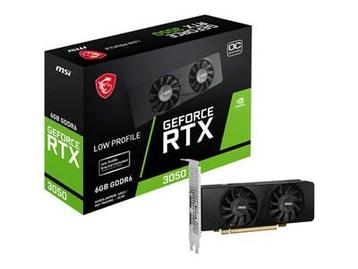 [Nieuw] MSI GeForce RTX 3050 LP 6G OC beschikbaar voor biedingen