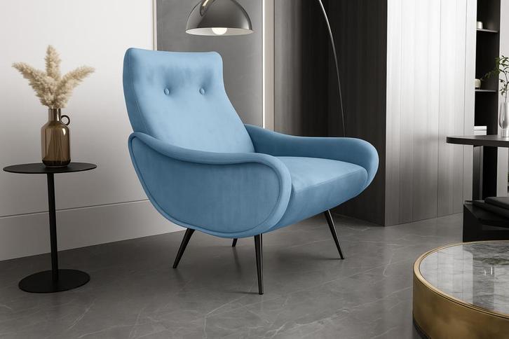 Fauteuil Robin - Luxe Bekleding | Kies je kleur, Huis en Inrichting, Fauteuils, Nieuw, Verzenden