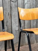 Stapelbare Elbe kantinestoelen uit de jaren ’70 | 75 stuks, Vergader- of Presentatieruimte, Ophalen of Verzenden, Gebruikt, Stoel