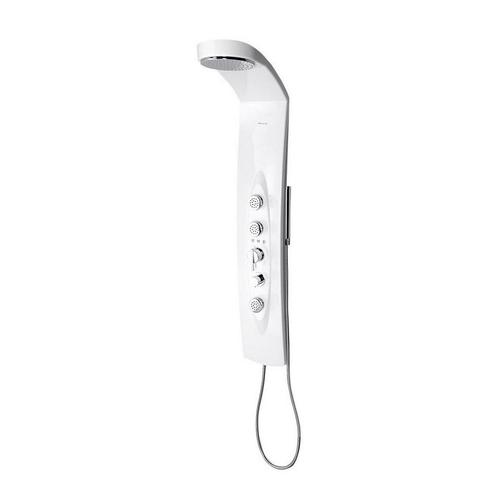Douchepaneel Sapho Mola 130x21 cm Thermostatisch, Doe-het-zelf en Verbouw, Sanitair, Kraan, Nieuw, Chroom, Ophalen of Verzenden