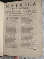 ANONYMOUS - Matraca en Romance, coplas en Verso, el abate