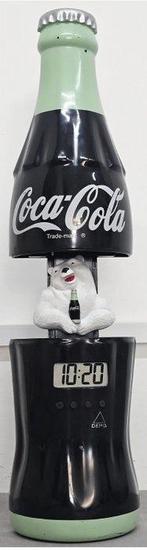 Coca-Cola - Wandklok met ijsbeer - coca cola - Reclamebord -