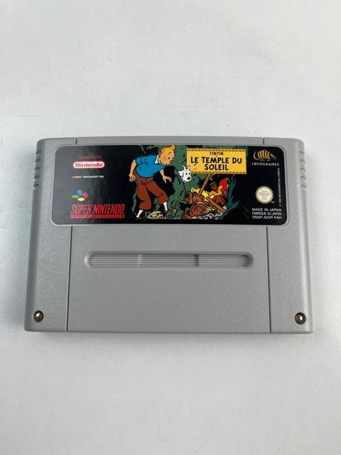 SNES - TinTin: Le Temple du Soleil, Spelcomputers en Games, Games | Nintendo Super NES, Ophalen of Verzenden