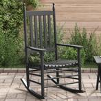 vidaXL Schommelstoel met gebogen zitting massief, Tuin en Terras, Tuinstoelen, Verzenden, Nieuw, Hout