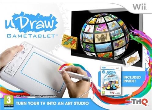 uDraw Game Tablet + uDraw Studio Instant Artist [Complete], Spelcomputers en Games, Spelcomputers | Nintendo Wii, Zo goed als nieuw
