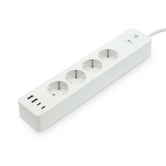 Slimme stekkerdoos | Nedis Smartlife | 4-voudig, Doe-het-zelf en Verbouw, Elektra en Kabels, Nieuw, Verzenden