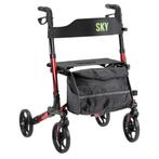 Sky lichtgewicht rollator - Rood, Diversen, Rollators, Ophalen of Verzenden, Nieuw