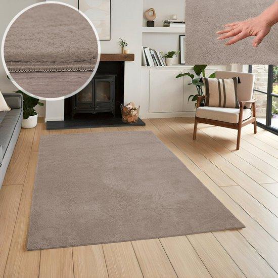 Wasbaar vloerkleed - Taupe 160 X 220 CM, Huis en Inrichting, Woonaccessoires | Overige, Verzenden