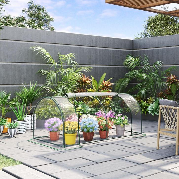 Kweekkas - Plantenco - Met deur - Vroegbed - Groen, Tuin en Terras, Kweekspullen, Nieuw, Ophalen of Verzenden