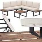 tectake® Tuinset Eilar - 4-Delige Loungeset - Weerbestendige, Tuin en Terras, Verzenden, Nieuw