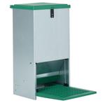 vidaXL Pluimveevoerbak automatisch met pedaal 20 kg, Dieren en Toebehoren, Verzenden, Nieuw
