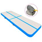 vidaXL Gymnastiekmat met pomp opblaasbaar 500x100x15 cm PVC, Sport en Fitness, Verzenden, Nieuw