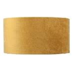 Stoffen lampenkap velvet | Oker Geel met Gouden binnenkant, Huis en Inrichting, Lampen | Lampenkappen, Overige kleuren, 25 tot 50 cm