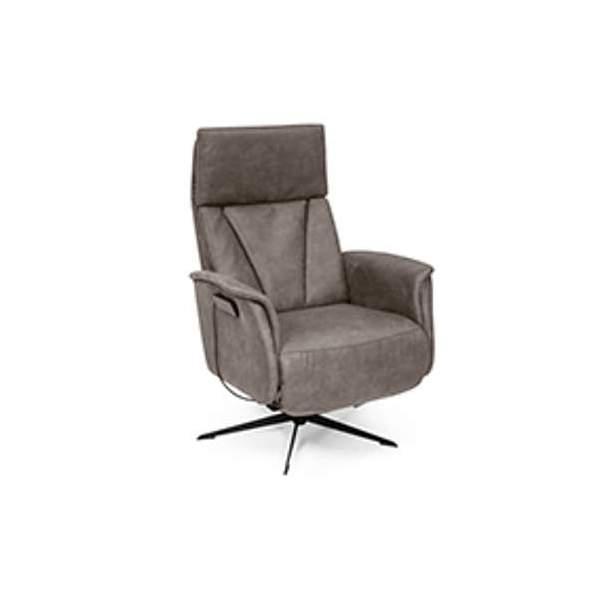 Relaxfauteuil Elst - relaxfauteuils - Taupe, Huis en Inrichting, Stoelen, Nieuw, Stof