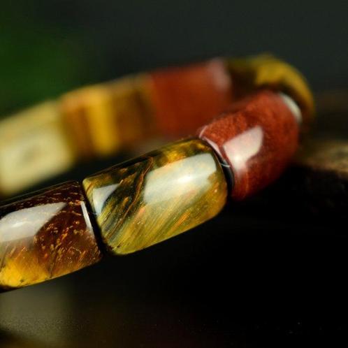 Natuurlijk veelkleurig Tijgeroog - Topkwaliteit - Hawk Eye, Verzamelen, Mineralen en Fossielen