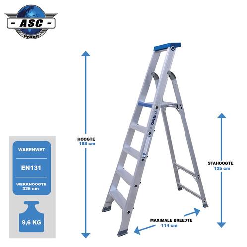 ASC Bordestrap, Doe-het-zelf en Verbouw, Ladders en Trappen, Trap, Nieuw, Verzenden