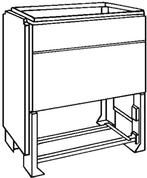 ABB EH3GD Base DIN0 900X676X541 Component - 4TBE843663C0100, Doe-het-zelf en Verbouw, Elektra en Kabels, Verzenden, Nieuw, Overige typen