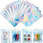 Fako Bijoux® - Holografische Folie Zip Lock Zakjes Met Gat -, Verzenden, Nieuw