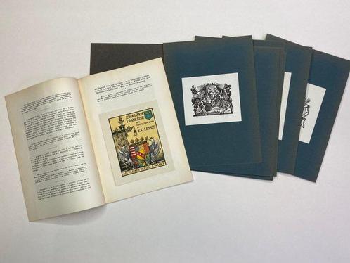Map Het Franse ex libris en map Het schip in het Ex, Antiek en Kunst, Antiek | Boeken en Bijbels