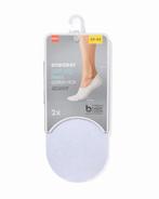 HEMA Sneakersokken - 2 paar wit, Kleding | Dames, Verzenden, Nieuw, Wit