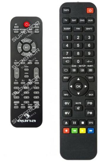 Auna Areal 525 / 652 / 653 afstandsbediening, Audio, Tv en Foto, Afstandsbedieningen, Verzenden