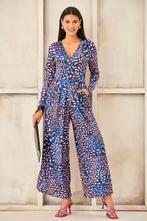 Wrap Culotte Jumpsuit in Print - S, Kleding | Dames, Jumpsuits, Verzenden, Nieuw