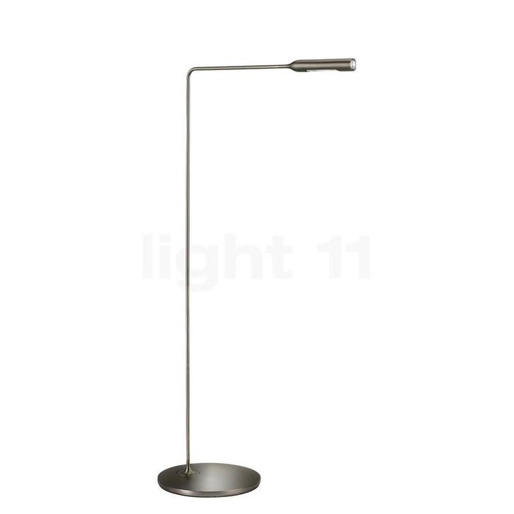 Lumina Flo Terra LED, gunmetal - 100 cm - 2.700 K, Huis en Inrichting, Lampen | Vloerlampen, Nieuw, Verzenden