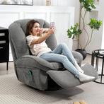 TRUUSK Relaxstoel, TV-stoel Met Ligfunctie, Schommelfunctie,, Huis en Inrichting, Fauteuils, Verzenden, Nieuw