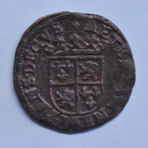 Spaanse Nederlanden. Filipe II (1598-1621). Duit R2, Postzegels en Munten, Munten | Nederland