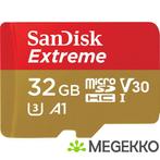 SanDisk Extreme 32GB MicroSDHC Geheugenkaart, Computers en Software, RAM geheugen, Nieuw, Verzenden