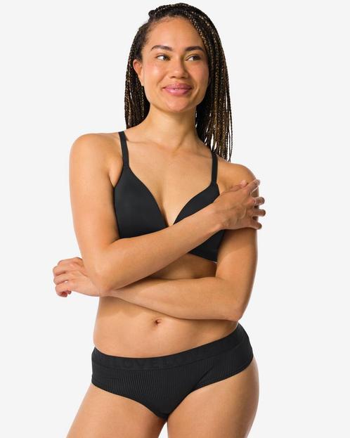 HEMA Dameshipster katoen zwart van €6.99 voor €4.19 sale, Kleding | Dames, Ondergoed en Lingerie, Verzenden