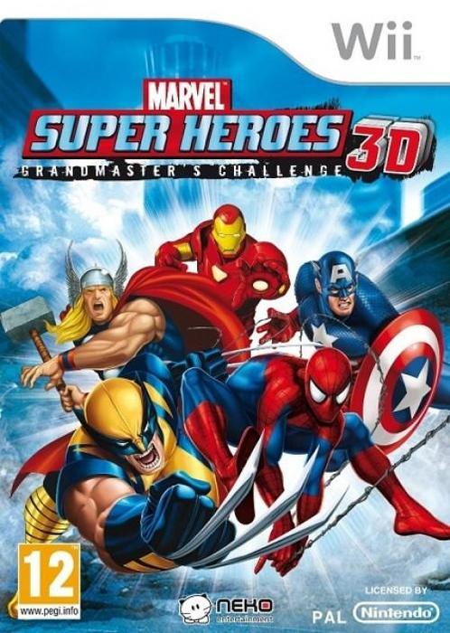 Marvel Super Heroes 3D (Nintendo Wii), Spelcomputers en Games, Games | Nintendo Wii, Gebruikt, Vanaf 7 jaar, Verzenden