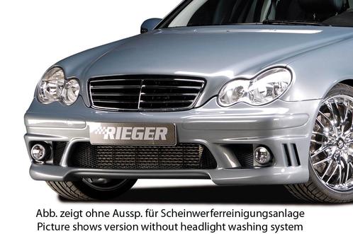 Rieger voorbumper | C-Klasse (W203) - Sedan, T-model | stuk, Auto-onderdelen, Carrosserie en Plaatwerk, Nieuw, Mercedes-Benz, Verzenden