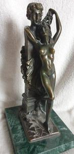 After Michel Claude Clodion - sculptuur, Adoration A nude