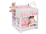 ELLA & PIET® Groot Poppenverzorgingscentrum 6in1 van Hout, Verzenden, Nieuw