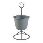 Plantenstandaard Alphen 1 bloempot 48x23 cm grijs [en.casa], Verzenden, Nieuw