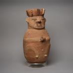 Chancay, Peru Terracotta Anthropomorfe Vaat. 1000-1425
