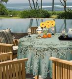 Rond Tuintafelkleed, Vinyl tafelkleed 180cm voor buiten, Tuin en Terras, Ophalen of Verzenden, Nieuw