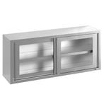 GGM Gastro | RVS wandkast - 1600x400mm - met | WSI164, Verzenden, Nieuw in verpakking, Meubilair